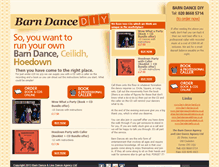 Tablet Screenshot of barndancediy.co.uk